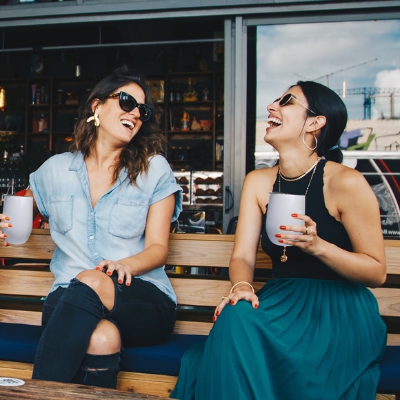 12 oz Wine Tumbler with Lid MultiColors - Picture 7 of 8